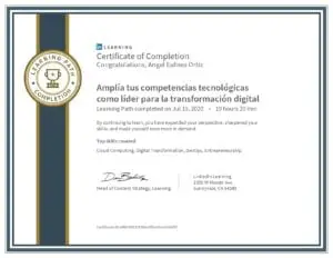 Certificado-Amplia tus competencias tecnológicas como líder para la transformación digital
