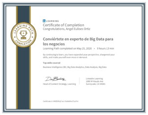 Certificado-Conviértete en experto de Big Data para los negocios