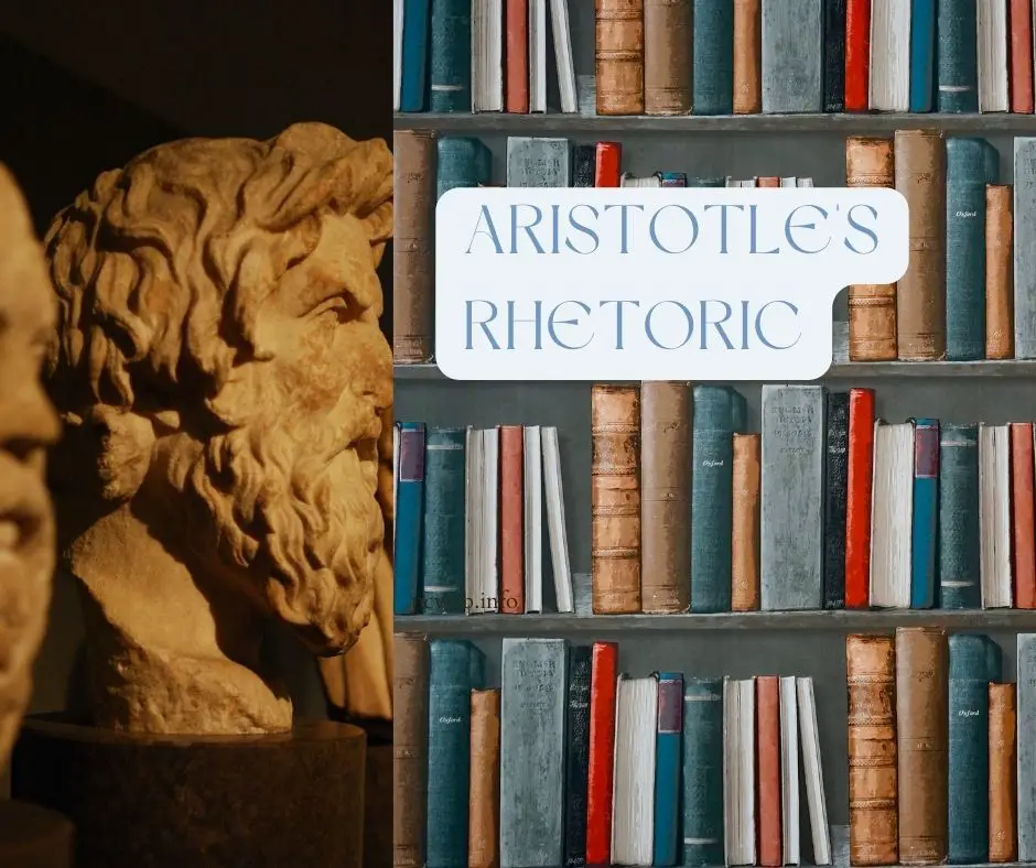 De retoriek van Aristoteles: Definitie, samenvatting, driehoek, analyse