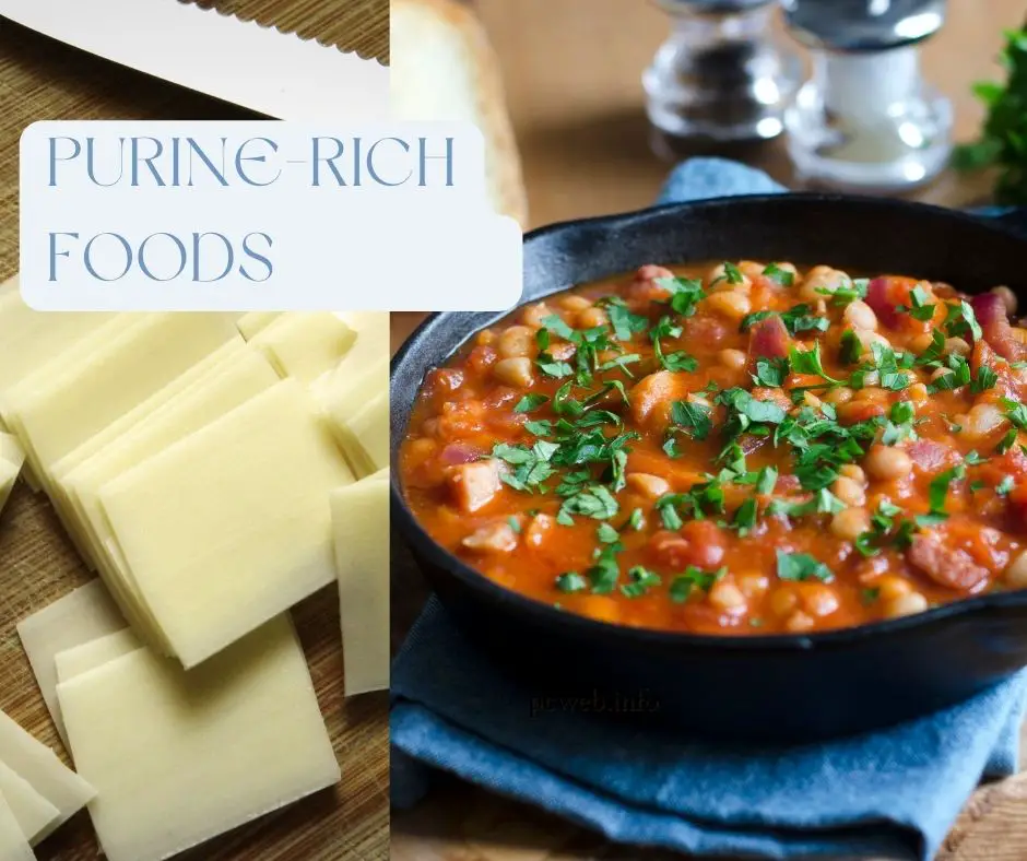 Purine rich foods