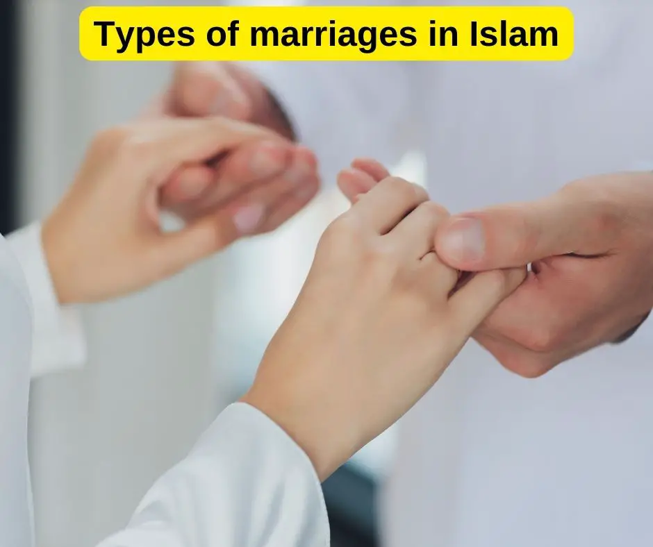 Tipos de matrimonios en el Islam