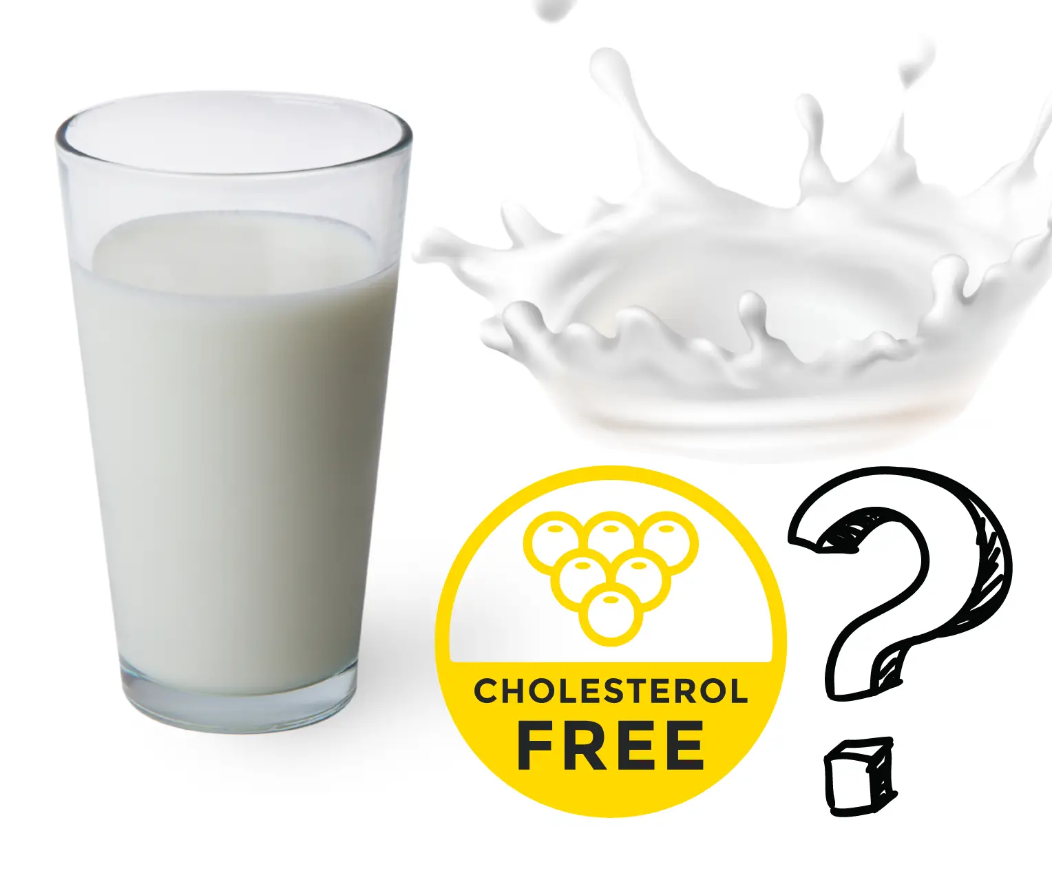 Is milk high in cholesterol?